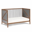 Suite Bebe Pixie Zen 3-in-1 Crib in Walnut/Charcoal