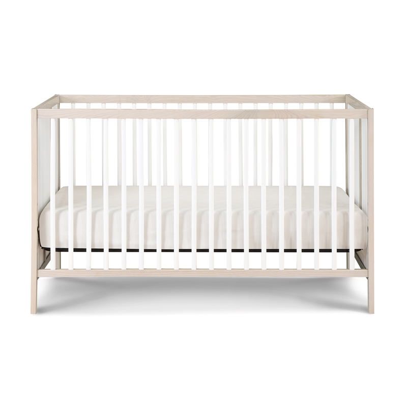 Suite Bebe Pixie Finn 3-in-1 Crib in Washed Natural/White