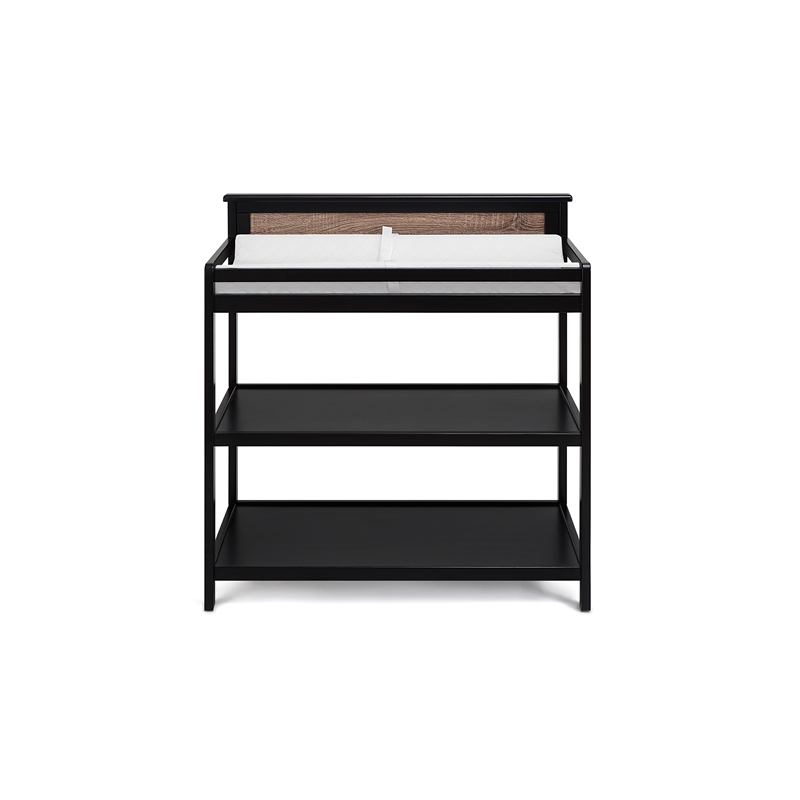 Connelly Changing Table Black/Vintage Walnut