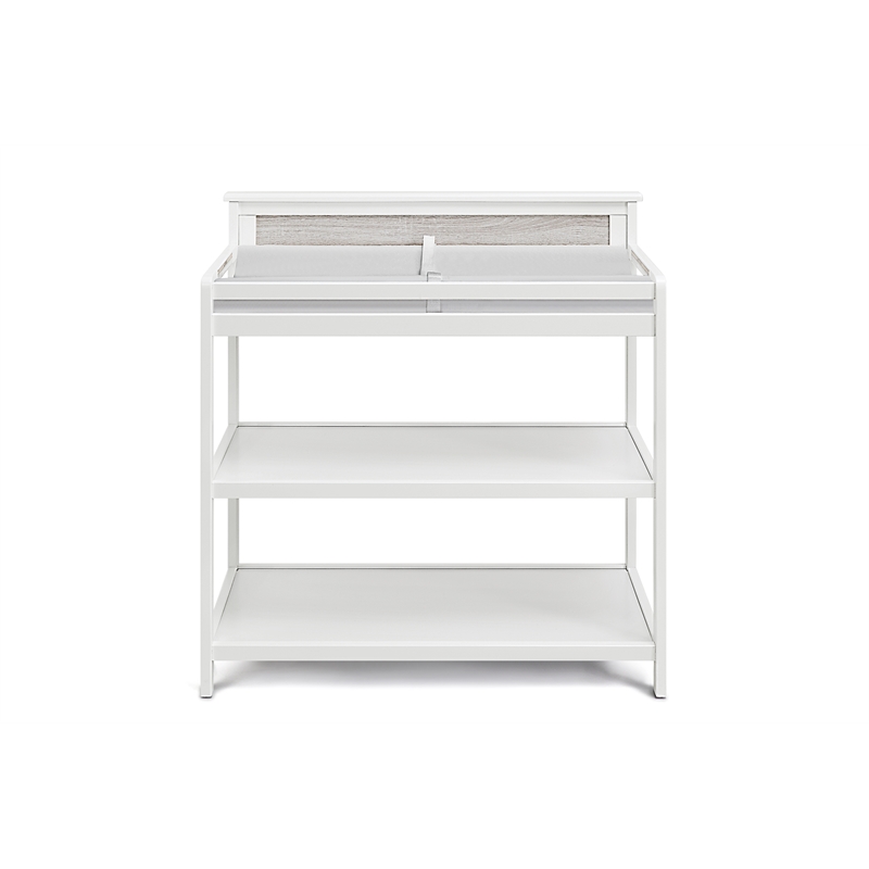 Connelly Changing Table White/Rockport Gray