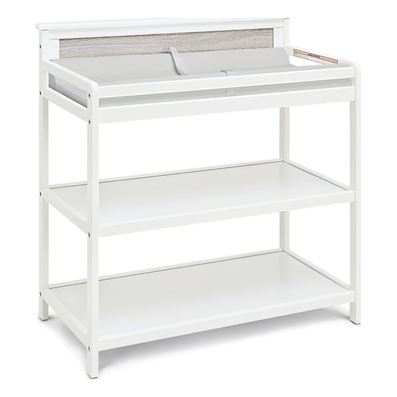 Connelly Changing Table White/Rockport Gray