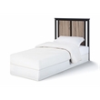 Connelly Mini Crib With Mattress Pad Black/Vintage Walnut