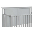 Connelly Mini Crib With Mattress Pad Gray/Rockport Gray