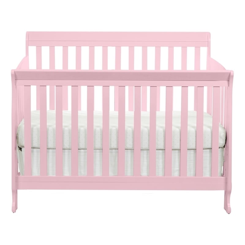 Riley 4-in-1 Convertible Crib Pink