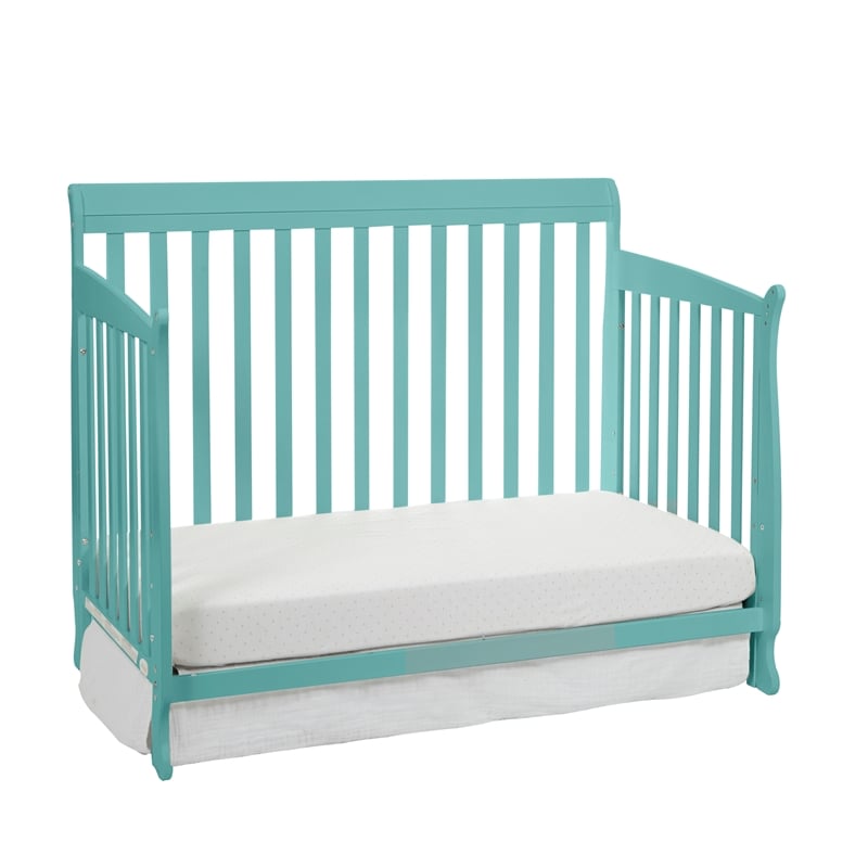 Riley 4-in-1 Convertible Crib Turquoise