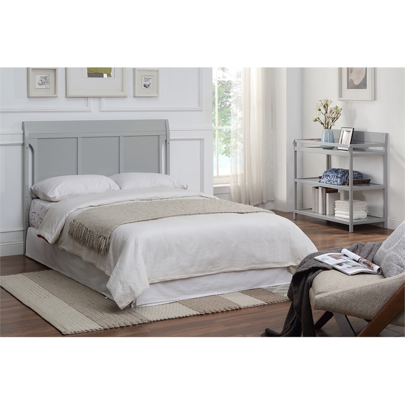 Shailee 4-in-1 Convertible Crib Gray