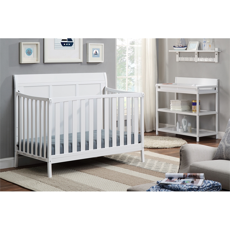 Shailee 4-in-1 Convertible Crib White