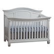 Baby Cache Glendale Traditional Wood 4-in-1 Lifetime Crib in Pure White