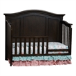 Baby Cache Glendale Traditional Wood Toddler Guard Rail in Charcoal Brown