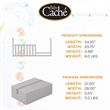 Baby Cache Montana Traditional Wood Toddler Guard Rail in Espresso