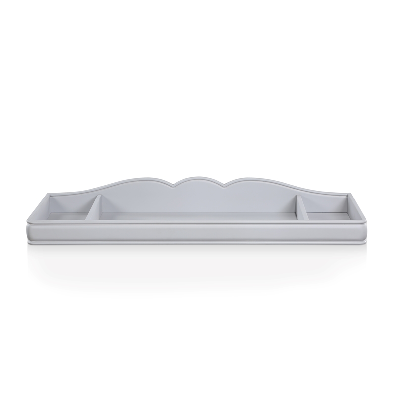 Baby Cache Adelina Traditional Wood Changing Station in Pure Elle Gray