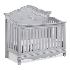 Baby Cache Adelina Traditional Wood Crib in Pure Elle Gray Finish