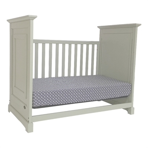 baby cache cape cod traditional wood 3-in-1 classic crib in gray finish