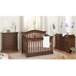 Baby Cache Montana Traditional Wood 4-in-1 Convertible Crib in Brown Sugar