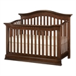 Baby Cache Montana Traditional Wood 4-in-1 Convertible Crib in Brown Sugar