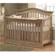 Baby Cache Montana Traditional Wood 4-in-1 Convertible Crib in Driftwood