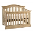 Baby Cache Montana Traditional Wood 4-in-1 Convertible Crib in Driftwood