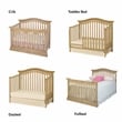Baby Cache Montana Traditional Wood 4-in-1 Convertible Crib in Driftwood