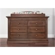 Baby Cache Montana Traditional Wood Changing Station in Brown Sugar