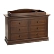 Baby Cache Montana Traditional Wood Changing Station in Brown Sugar