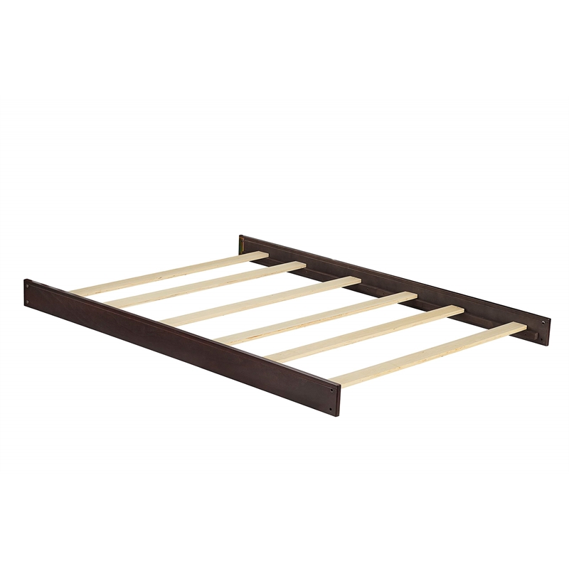 Baby Cache Montana Traditional Wood Full Bed Conversion Kit in Espresso