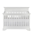 Baby Cache Haven Hill Traditional Wood 4-in-1 Convertible Crib in White Lace