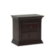 Baby Cache Vienna 2 Drawer Nightstand Espresso