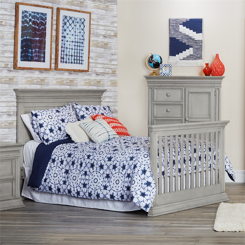 Baby Cache Vienna Full Bed Conversion Kit Ash Gray