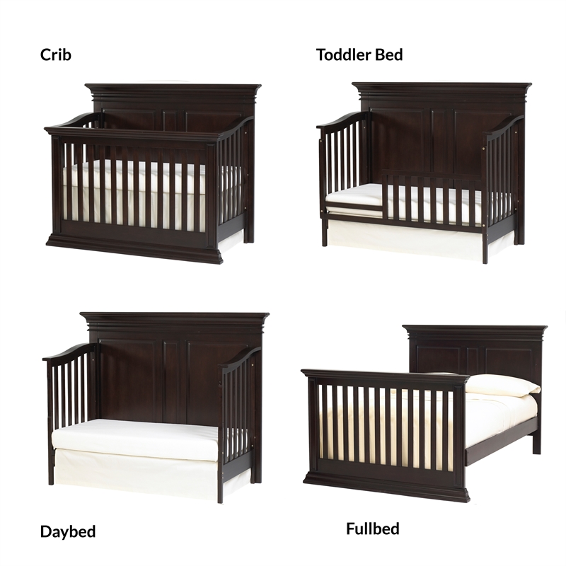 Baby Cache Vienna Full Bed Conversion Kit Espresso