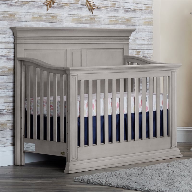 Baby Cache Vienna 4-in-1 Convertible Crib Ash Gray