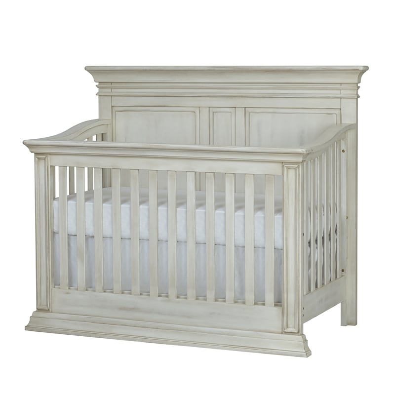 Baby Cache Vienna 4-in-1 Convertible Crib Antique White