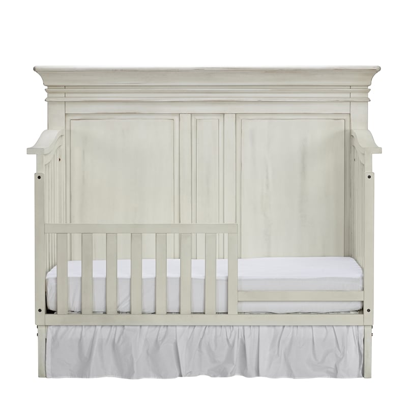 Baby Cache Vienna 4-in-1 Convertible Crib Antique White