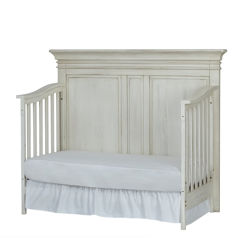 Baby Cache Vienna 4-in-1 Convertible Crib Antique White