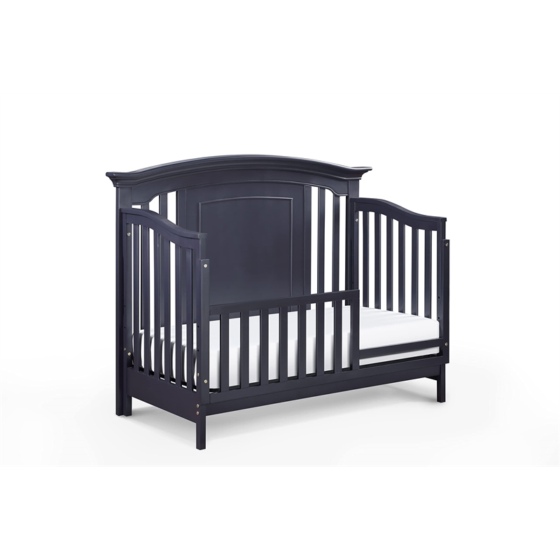 Centennial Medford Traditional Wood 4-in-1 Convertible Crib in Mystic Blue