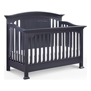 centennial medford traditional wood 4-in-1 convertible crib in mystic blue