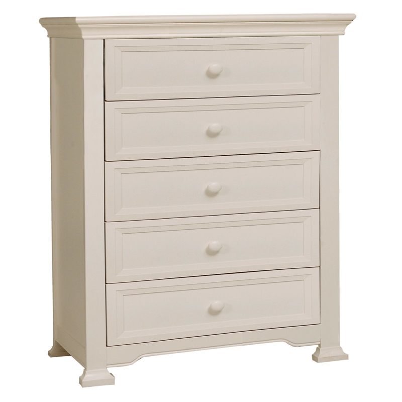 Centennial Medford 5-Drawer Traditional Wood Chest in White Finish