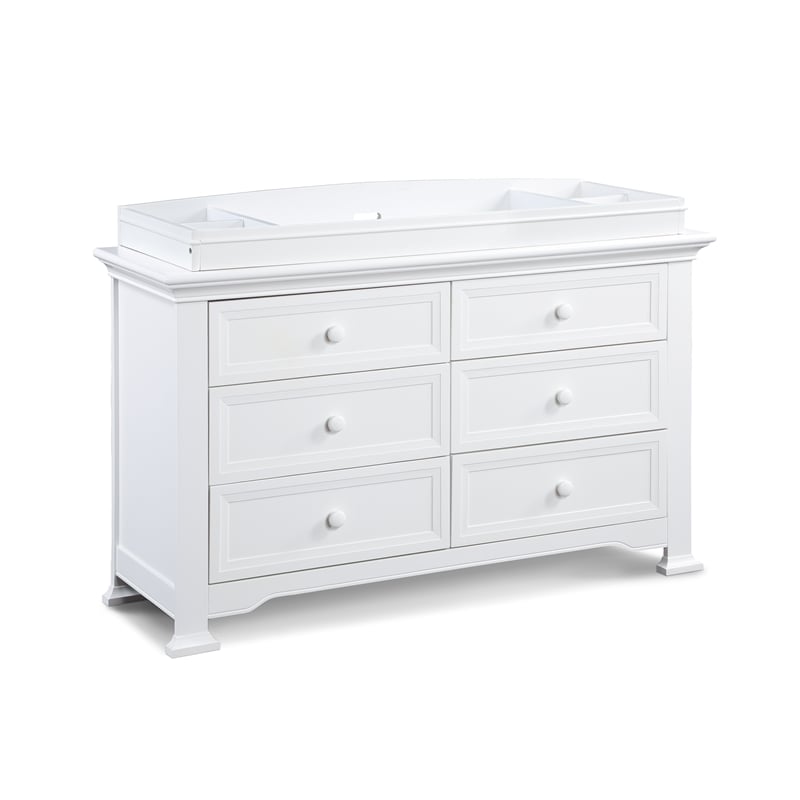 Centennial Medford Traditional Wood Changing Station in White