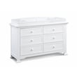 Centennial Medford Traditional Wood Changing Station in White
