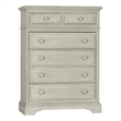 Kingsley Amherst 6-Drawer Traditional Wood Chest in Antique White
