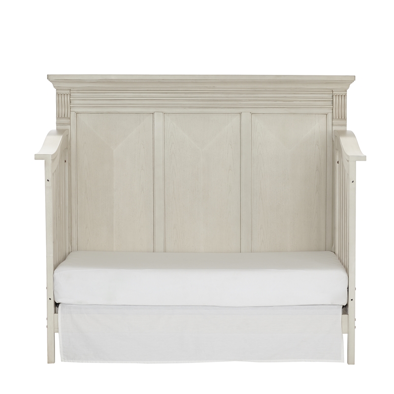 Kingsley Sedona Traditional Wood Toddler Guard Rail in Vintage Ivory