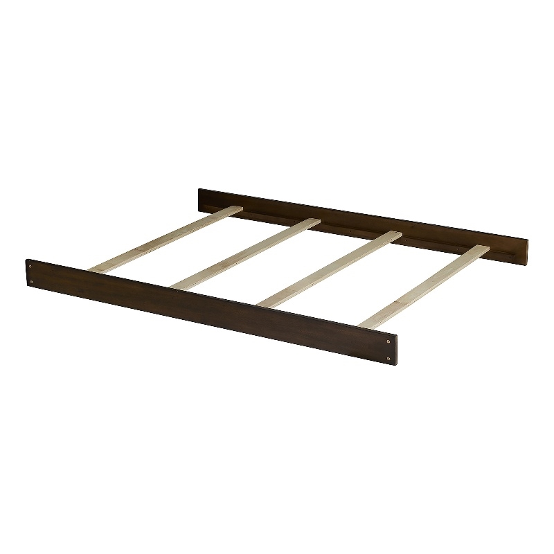 Kingsley Amherst Traditional Wood Full Bed Conversion Kit in Burnt Oak