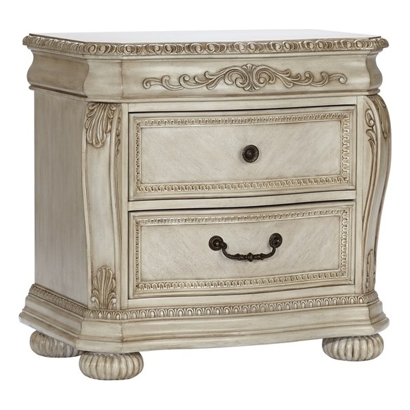 Kingsley Wessex 2 Drawer Nightstand Seashell