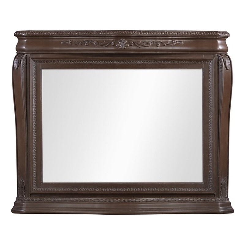 Kingsley Wessex Mirror in Seashell Euro Truffle