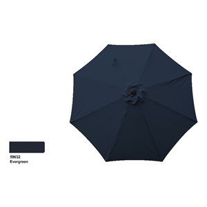 bond 9' aluminum market umbrella - navy blue
