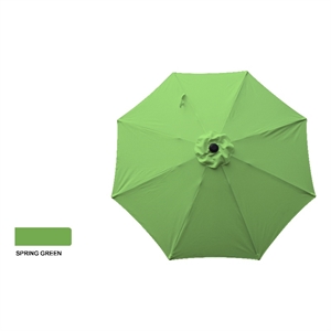bond 9' aluminum market umbrella - spring green