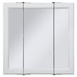 Wyndham 36-Inch Wood Medicine Cabinet in White