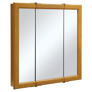 Claremont Wood Medicine Cabinet in Honey Oak 30-Inch