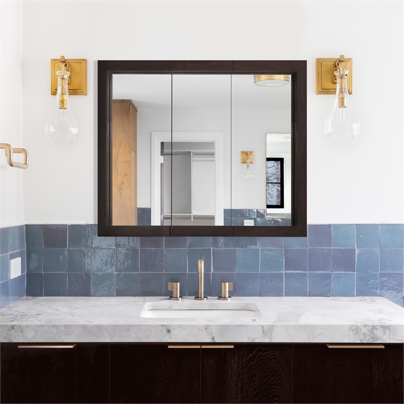 Ventura 36-Inch Wood Medicine Cabinet in Espresso