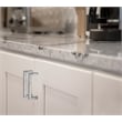 Portico 3.8-Inch Center-to-Center Stainless Steel Silver Cabinet Pulls in 5-Pack