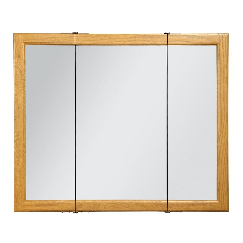 Claremont Wood Medicine Cabinet in Honey Oak 36-Inch